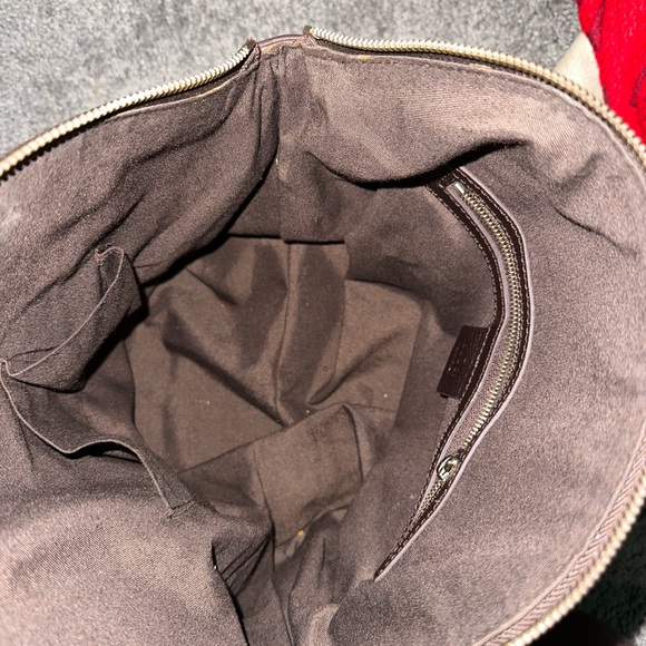 Gucci Charm Convertible Dome Satchel GG Canvas with Leather Medium - Picture 10 of 17